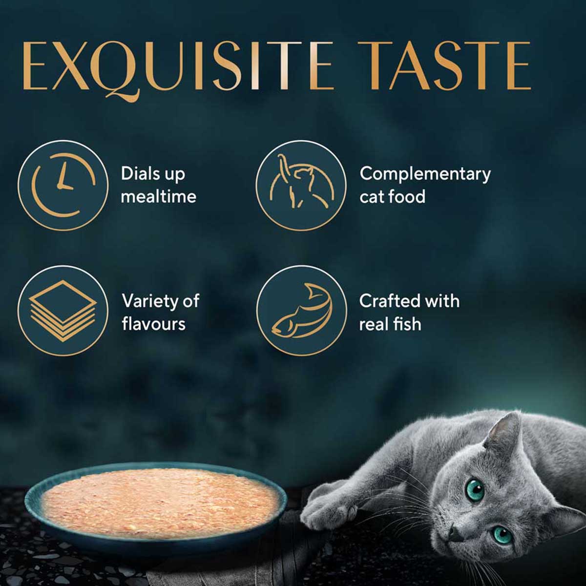 Sheba Rich Premium Chicken With Tuna In Gravy Fine Wet Cat Food - All Breed Adult (+1 Year) - 70g