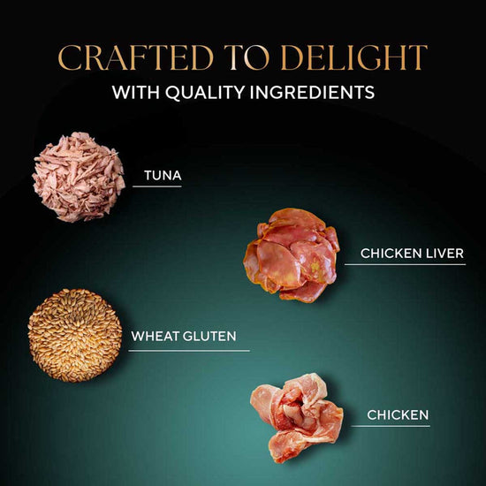 Sheba Rich Premium Chicken With Tuna In Gravy Fine Wet Cat Food - All Breed Adult (+1 Year) - 70g