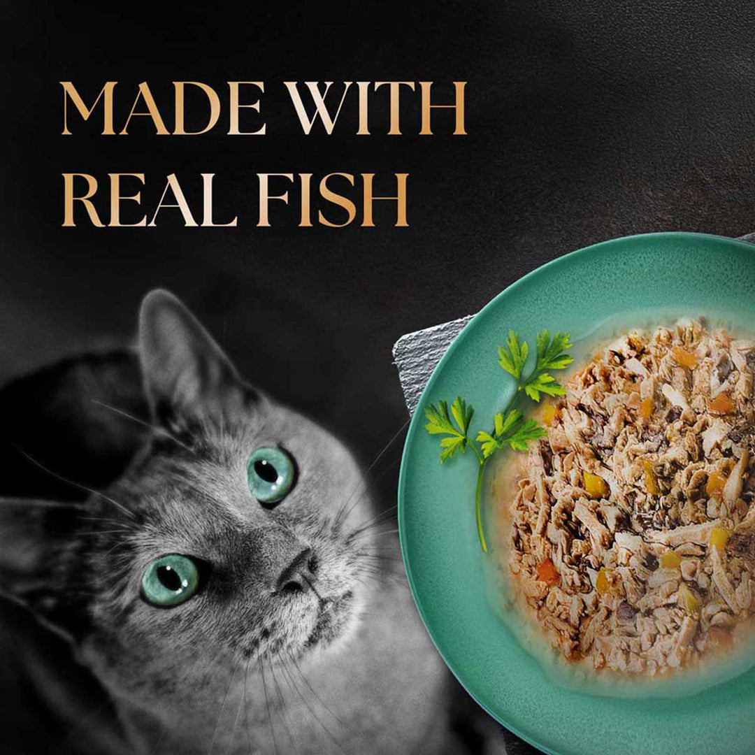 Sheba Rich Premium Tuna Pumpkin & Carrot In Gravy Fine Wet Cat Food - All Breed Adult (+1 Year) - 70g