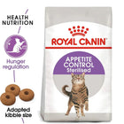 Royal Canin Appetite Control Sterilised Dry Cat Food - All Breed Adult - 2kg - Zigly