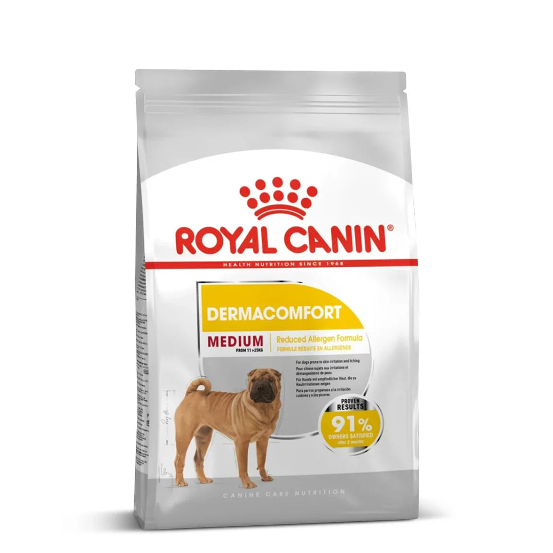 Royal Canin Medium Dermacomfort Adult Dog Dry Food - 3kg - Zigly
