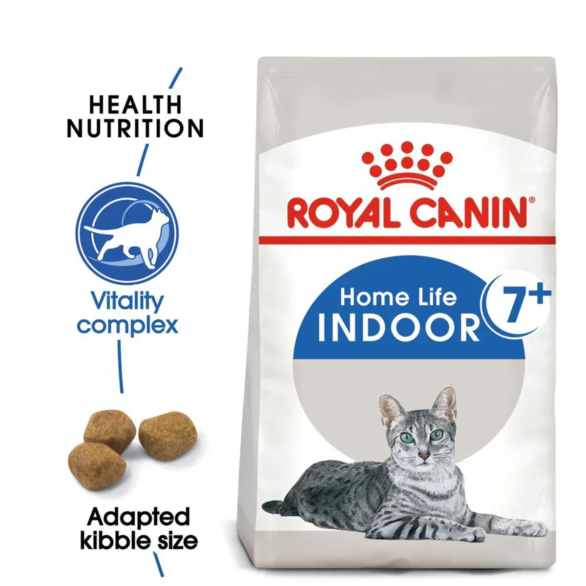 Royal Canin Indoor 7+ Years Dry Cat Food - All Breed Adult - 3.5kg - Zigly
