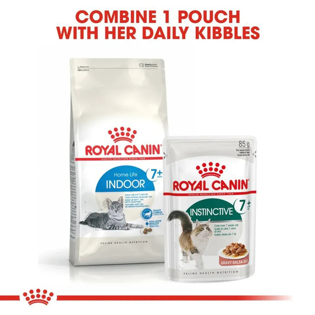 Royal Canin Indoor 7+ Years Dry Cat Food - All Breed Adult - 3.5kg - Zigly