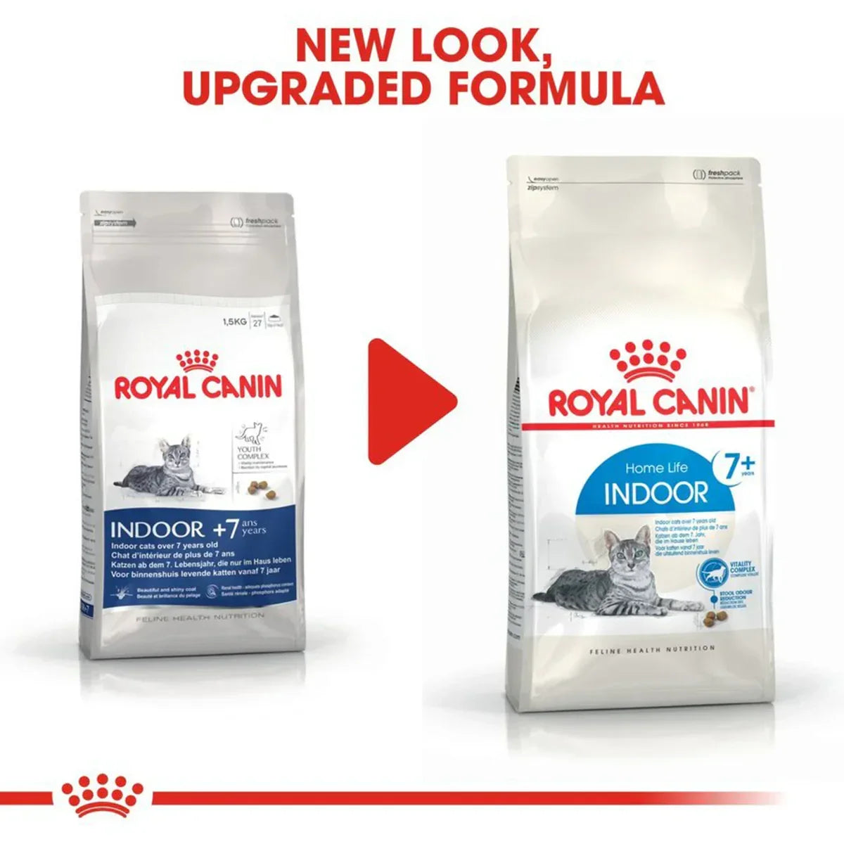 Royal Canin Indoor 7+ Years Dry Cat Food - All Breed Adult - 3.5kg - Zigly