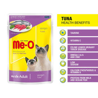Me-O Tuna Wet Cat Food - All Breed All life stages- 80g