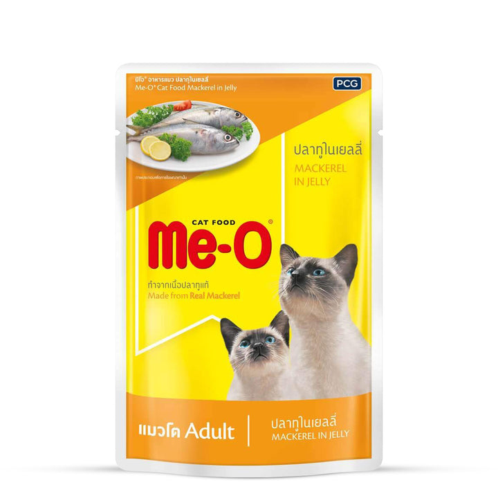 Me-O Mackeral In Jelly Wet Cat Food - All Breed Adult - 80g