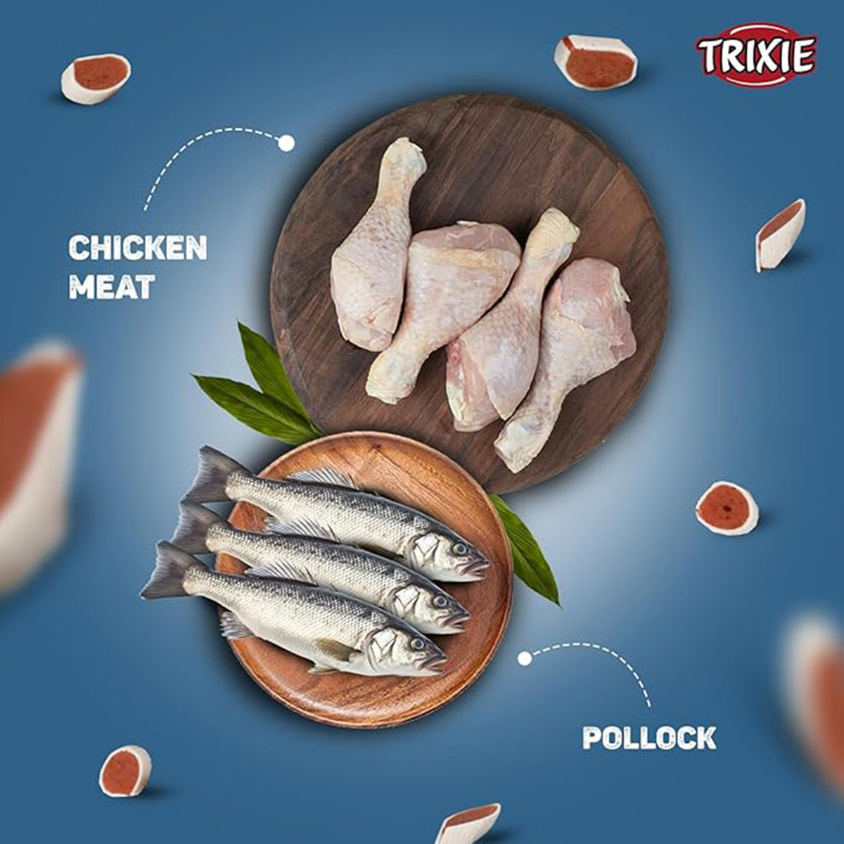 Trixie Premio Fish Chicken Rolls Dog Treat - 75g