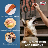 Trixie Premio Cheese Chicken Stripes Dog Treat - 100g