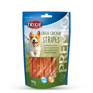 Trixie Premio Cheese Chicken Stripes Dog Treat - 100g