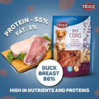 Trixie Premio Duck Coins Dog Treat - 80g - Zigly