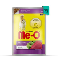 Me-O Tuna In Jelly Wet Cat Food - All Breed Adult - 80g