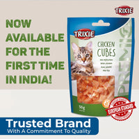Trixie Premio Chicken Cubes Cat Treat - 50g