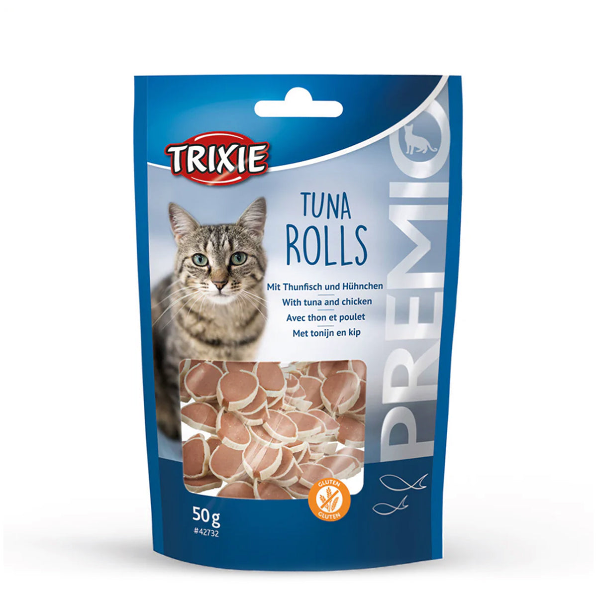 Trixie Premio Tuna Rolls Cat Treat - 50g