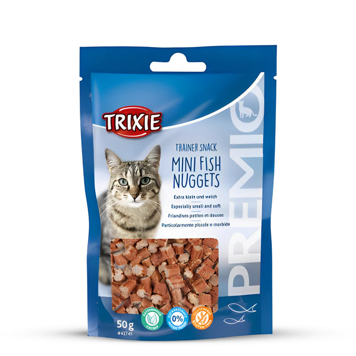 Trixie Premio Trainer Snack Mini Fish Nuggets Cat Treat - 50g