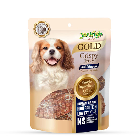 JerHigh Gold Crispy Jerky Dog Treat - 200g
