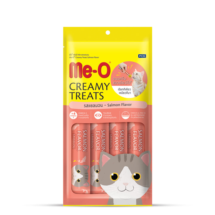 Me-O Salmon Flavor Creamy Cat Treat - 60g