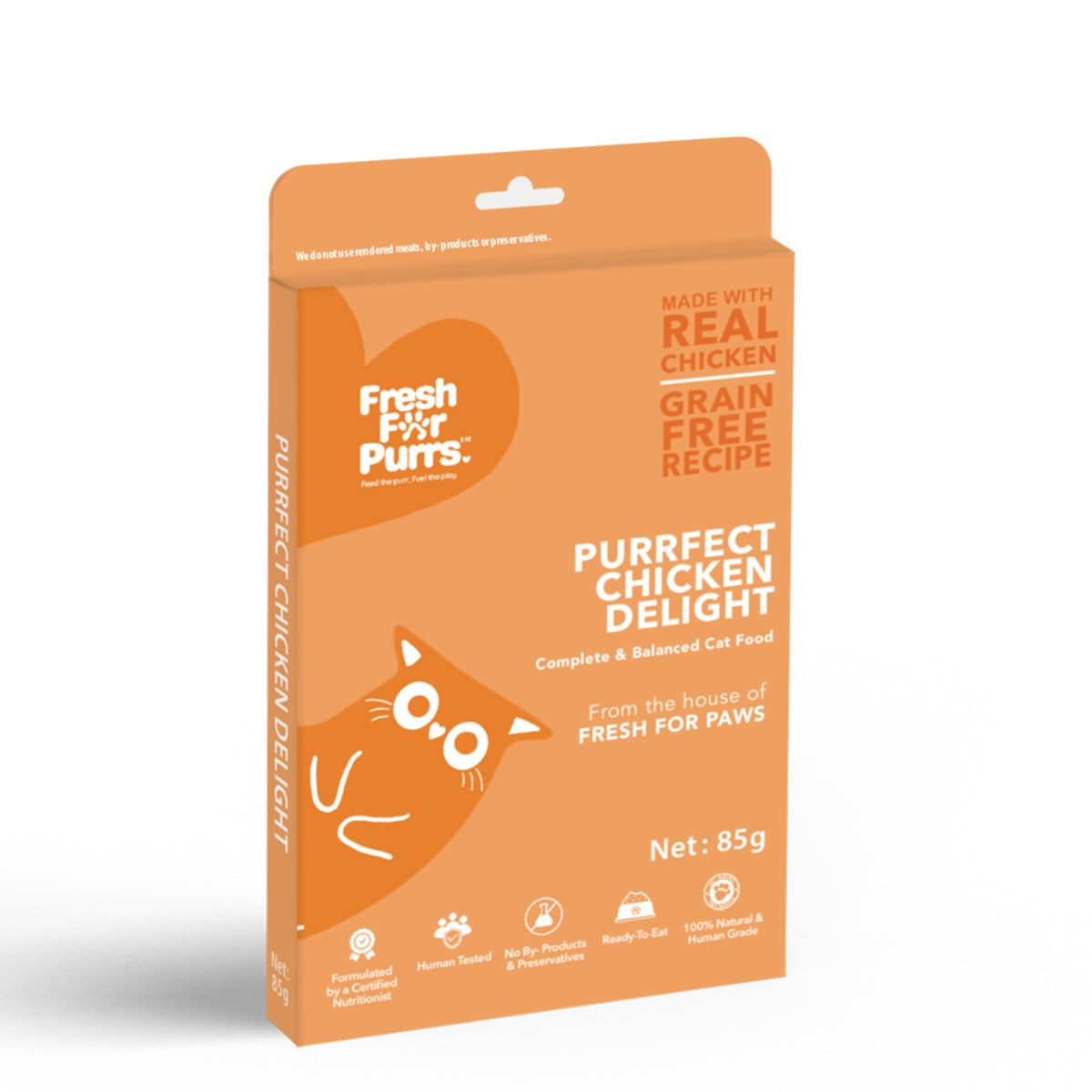 Fresh For Purr Purrfect Chicken Delight Wet Cat Food - 85g