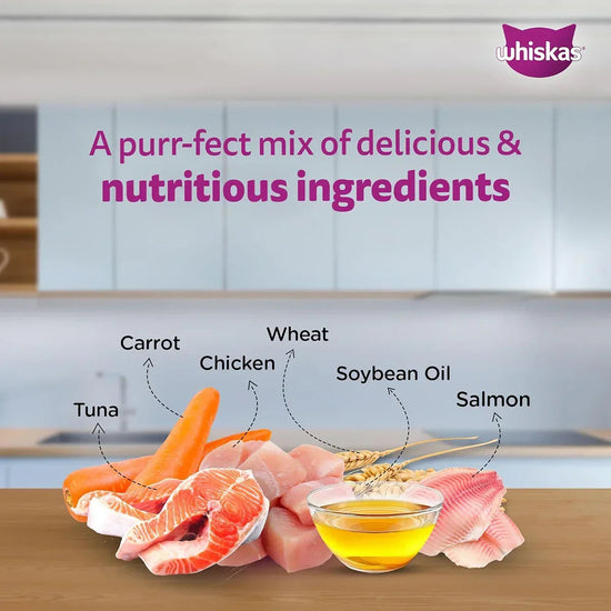 Whiskas Tasty Mix Seafood Cocktail Carrot Gravy Kitten Wet Cat Food - 70g - Zigly