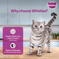 Whiskas Tuna & White Fish Flavour Adult (1+ Years) Wet Cat Food - 70g