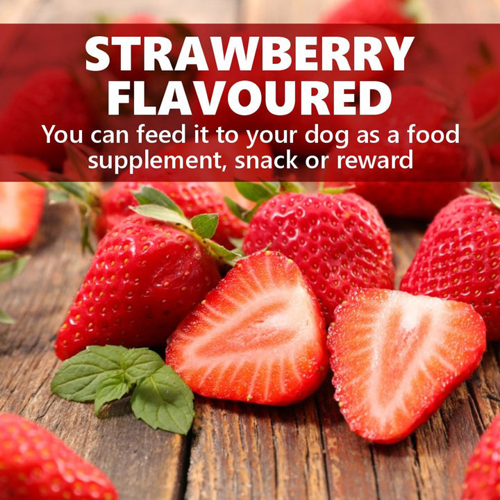 JerHigh Strawberry Dog Meaty Treat - 70g