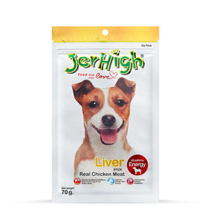 JerHigh Liver Stick Dog Meaty Treat - 70g