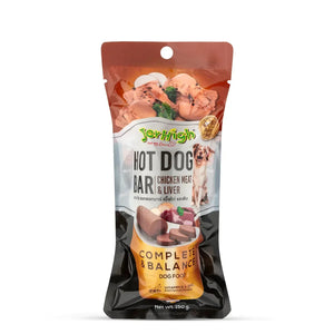 JerHigh Hotdog-Bar Liver Dog Meaty Treat - 150g - Zigly