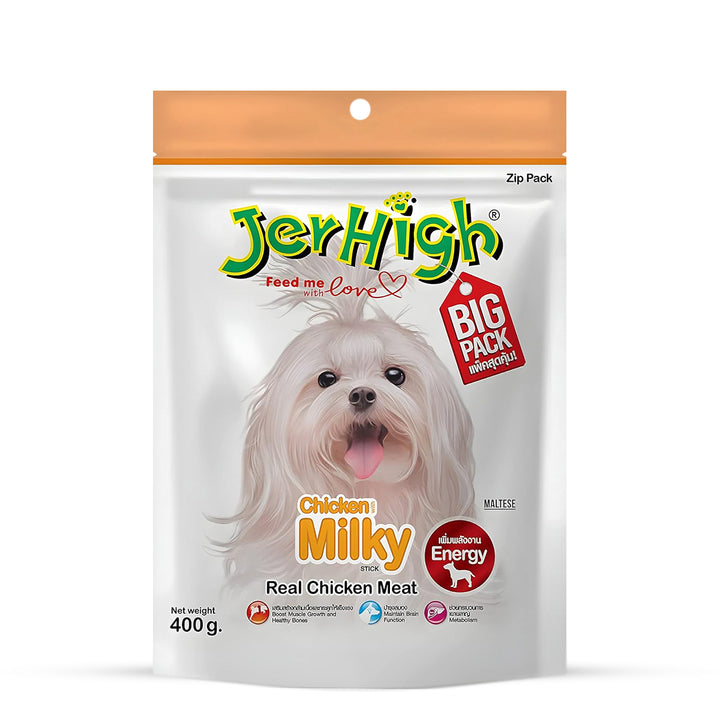 JerHigh Milky Dog Meaty Treat - 400g