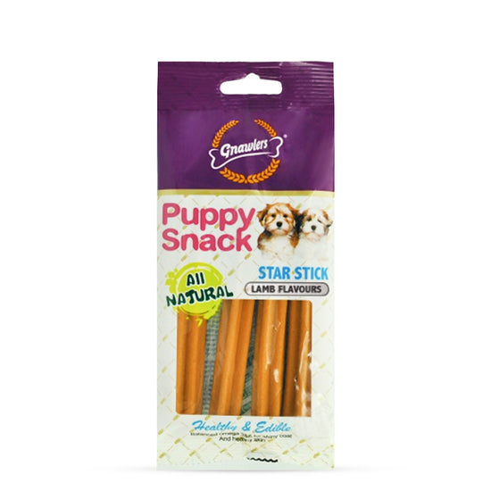 gnawlers-puppy-snack-star-stick-lamb-flavor-puppy-treat-80-g