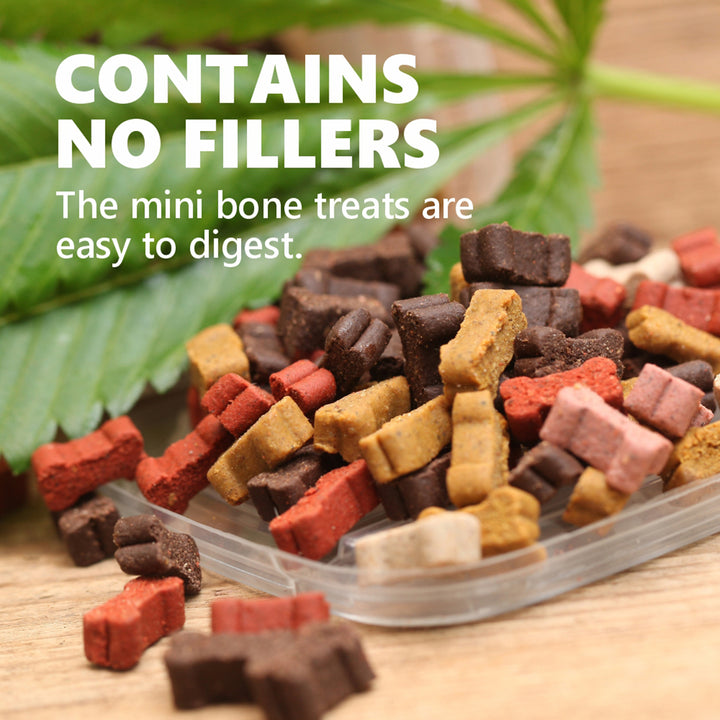 Gnawlers Puppy Snack Mini Bone Assorted Flavor Puppy Treat - 250g