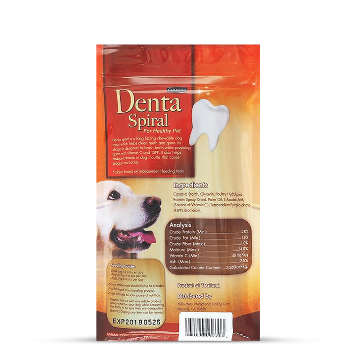 Goodies Grain Free Spiral Dental Dog Treat