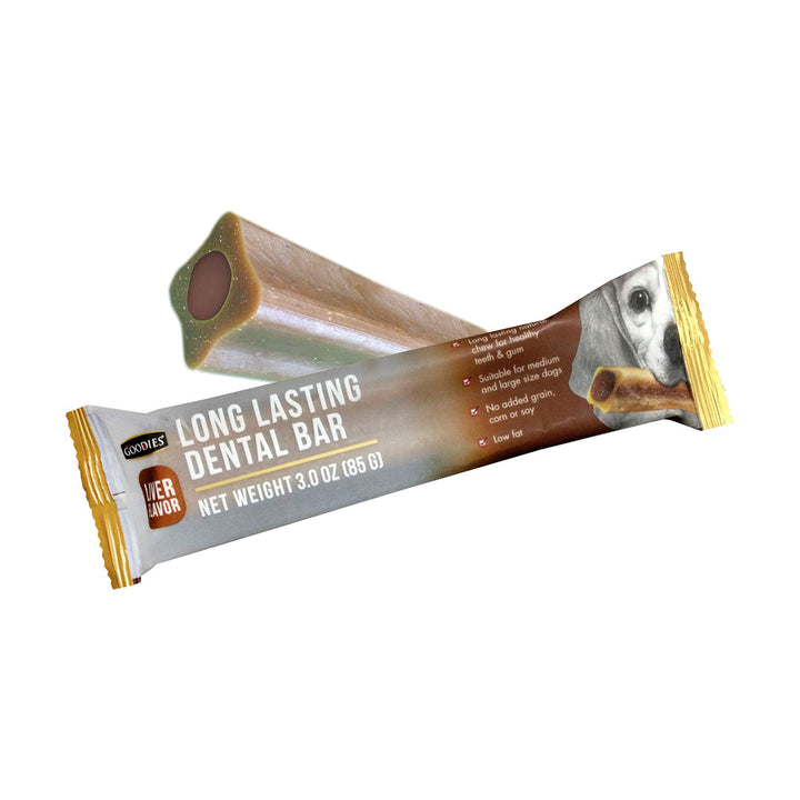 Goodies Long Lasting Dental Bar Liver Flavor Dog Dental Treat - 85g