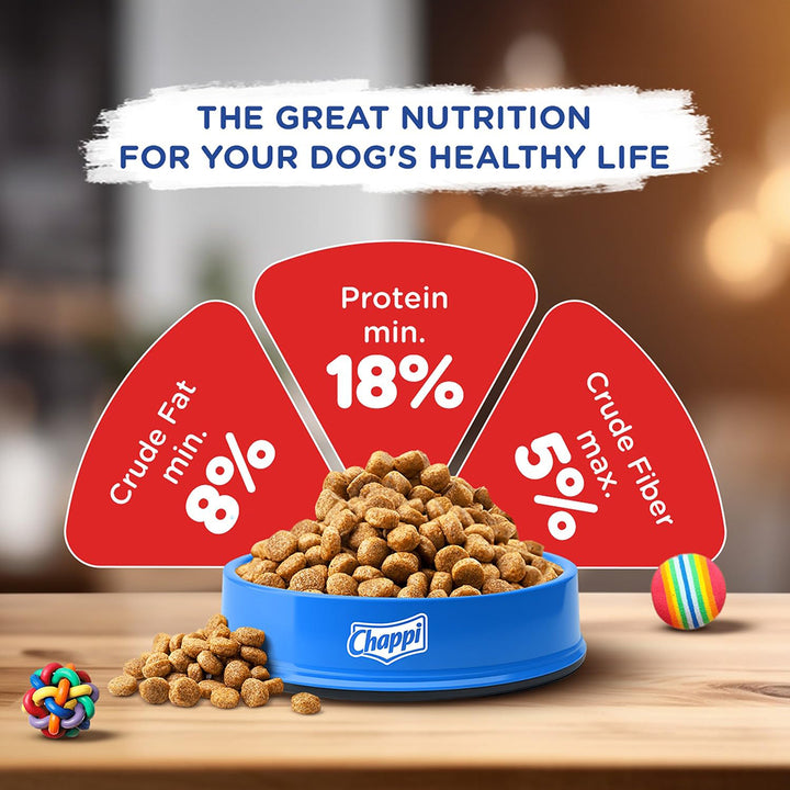 Chappi Chicken And Rice Dry Dog Food - 2.8kg