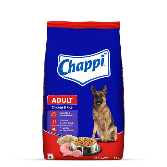 Chappi Chicken And Rice Dry Dog Food - 2.8kg