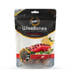 Gnawlers Wisebone Small Dog Treat - Calcium & Milk Chews - 200g