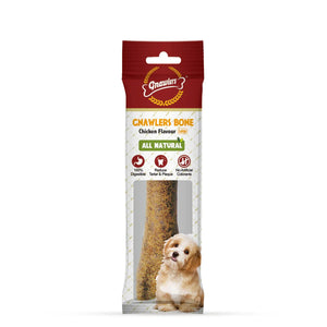 Gnawlers Bone Chicken Flavour Dog Dental Treats Large - 265g - Zigly