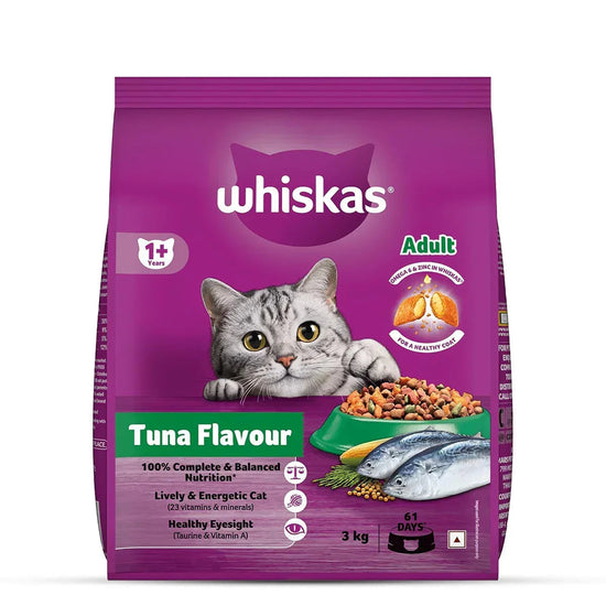 Whiskas Tuna Flavour Dry Cat Food - All Breeds Adult (+1 year)