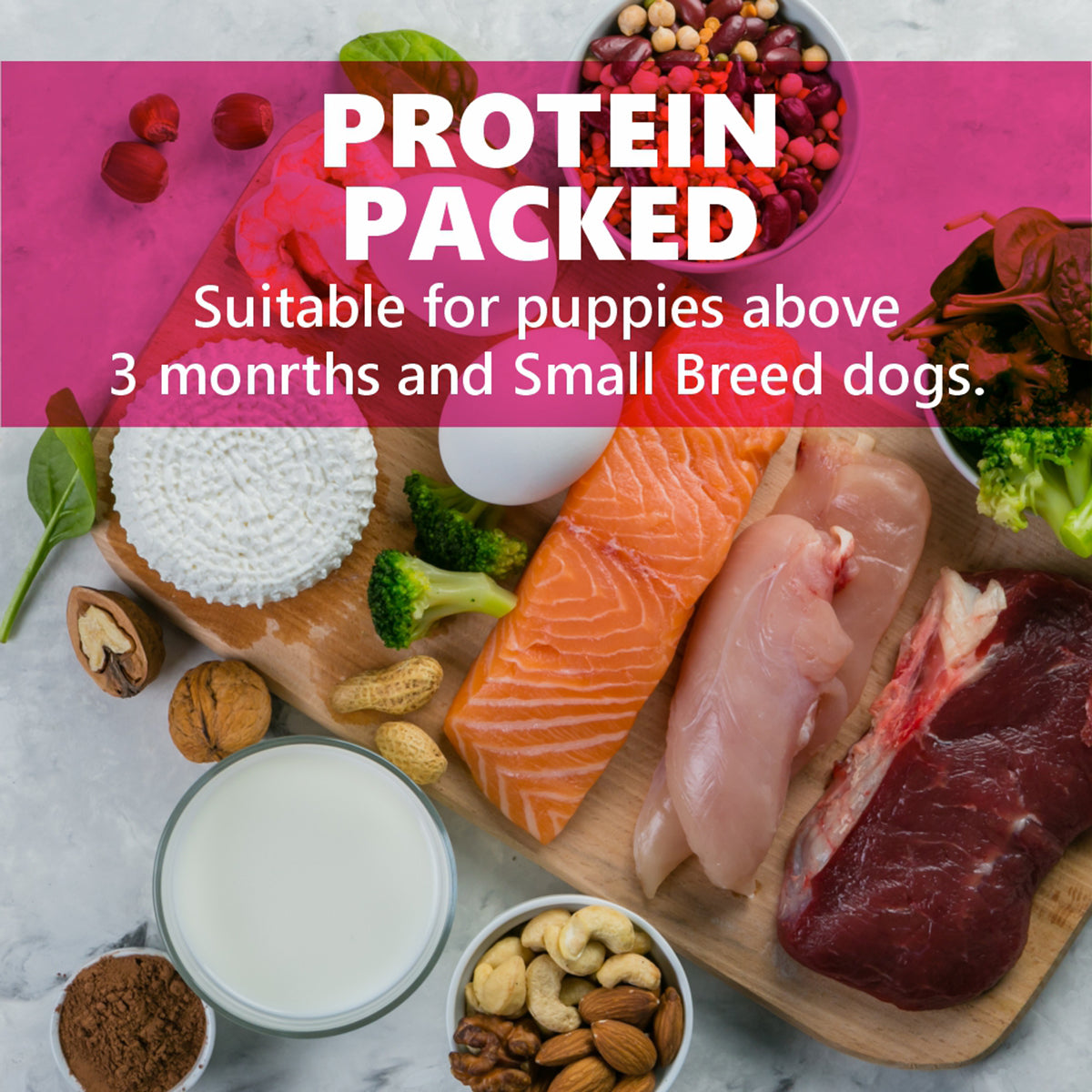 Gnawlers Calcium Milk Bone No Meat with Added Calcium Small Dog Dental Treat