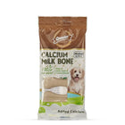 Gnawlers Calcium Milk Bone No Meat with Added Calcium 4-in-1 Medium Dog Dental Treat  90g - Zigly