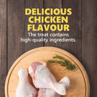 Gnawlers Calcium Chicken Sticks No Meat with Added Calcium Dog Dental Treat - 270g - Zigly