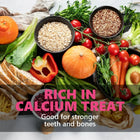 Gnawlers Calcium Milk Sticks No Meat with Added Calcium Dog Dental Treat - 270g - Zigly