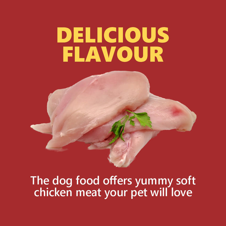 KSY Premium Quality Soft Chicken Jerky Dog Meaty Treat - 300g