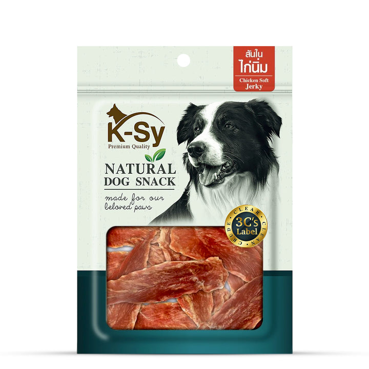 KSY Premium Quality Soft Chicken Jerky Dog Meaty Treat - 300g