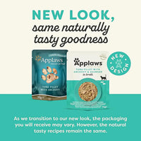 Applaws Tuna Fillet with Whole Anchovy & Seaweed Wet Cat Food - All Breeds Adult - 70g (Pack Of 12)