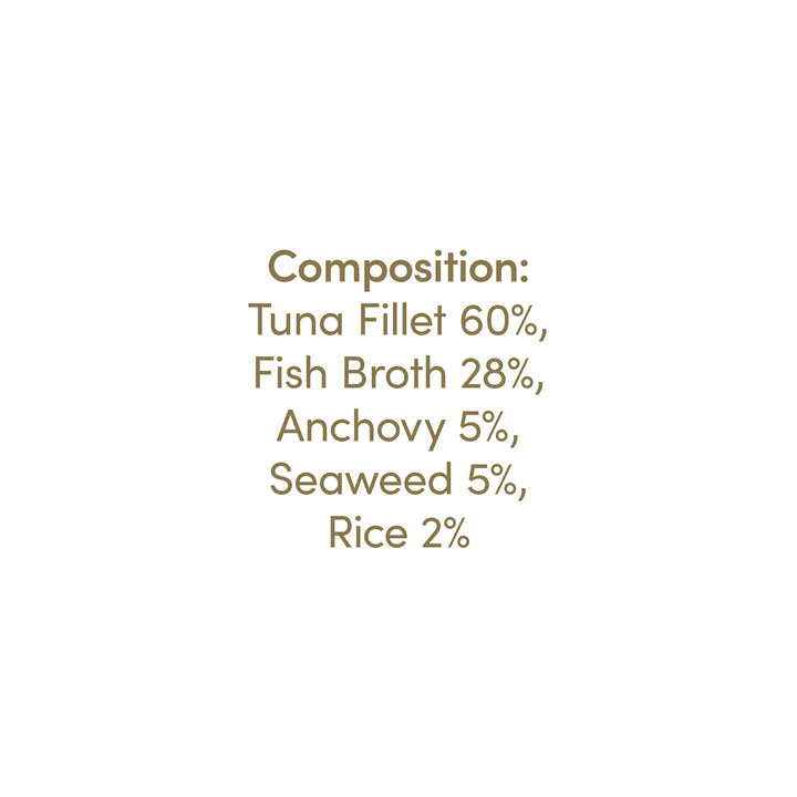 Applaws Tuna Fillet with Whole Anchovy & Seaweed Wet Cat Food - All Breeds Adult - 70g (Pack Of 12)