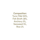 Applaws Tuna Fillet with Whole Anchovy & Seaweed Wet Cat Food - All Breeds Adult - 70g (Pack Of 12) - Zigly