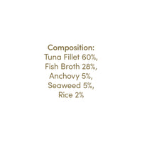 Applaws Tuna Fillet with Whole Anchovy & Seaweed Wet Cat Food - All Breeds Adult - 70g (Pack Of 12)