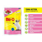 Me-O Tuna Wet Cat Food - All Breed Kittens - (80g x 12 Pouches) - Zigly