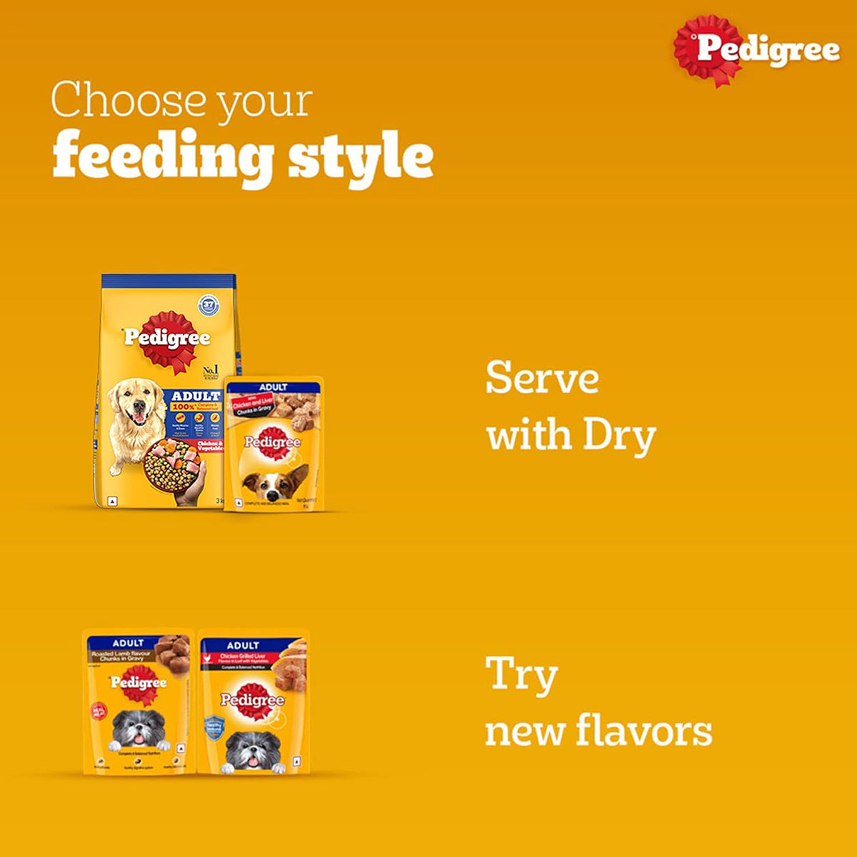 pedigree-roasted-lamb-flavour-chunks-in-gravy-adult-wet-dog-food-130g