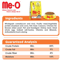 Me-O Mackerel Flavour Adult Dry Cat Food - 20 kg