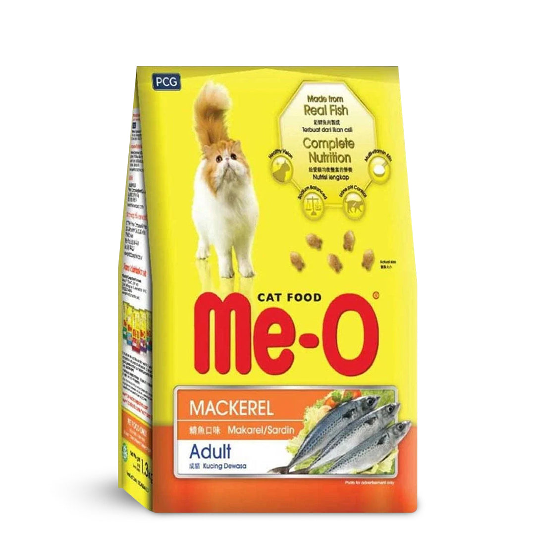 Me-O Mackerel Flavour Adult Dry Cat Food - 20 kg
